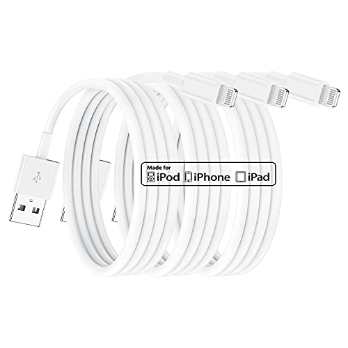 3 x Apple MFi zertifizierte iPhone Ladegeräte 1 m Lightning Kabel kurz 1 Meter Schnellladekabel für Apple iPhone 13/12/12mini/iPhone 11/11 Pro/11 Pro Max/X/XS/XR/XS Max/8/8 Plus iPad Airpods von CyvenSmart