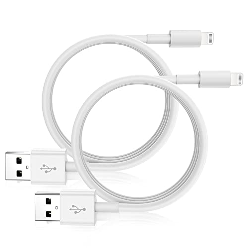 iPhone Ladekabel, 2er Pack (10 ft) [Apple MFi Zertifiziert] Ladegerät Lightning auf USB Kabel Kompatibel iPhone 12/11 Pro/11/XS MAX/XR/8/7/6s/6/plus,iPad Pro/Air/Mini,iPod von CyvenSmart