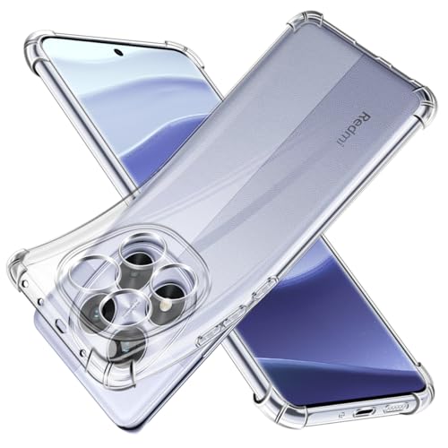 Czyoa Hülle für Xiaomi Redmi Note 14 Pro 5G/Xiaomi Poco X7 5G/Redmi Note 14 Pro Plus 5G Case（Nicht für 4G）, Dünne Weiche TPU Transparent Schutzhülle Anti-Kratzer von Czyoa