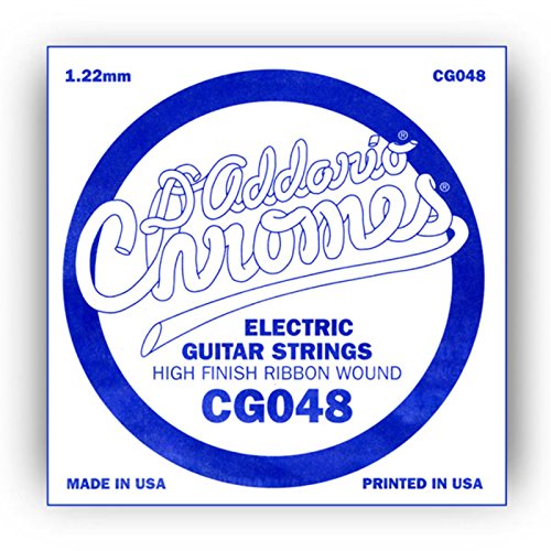 D'Addario .048 E-Gitarrensaite, Flat Wound von D'Addario