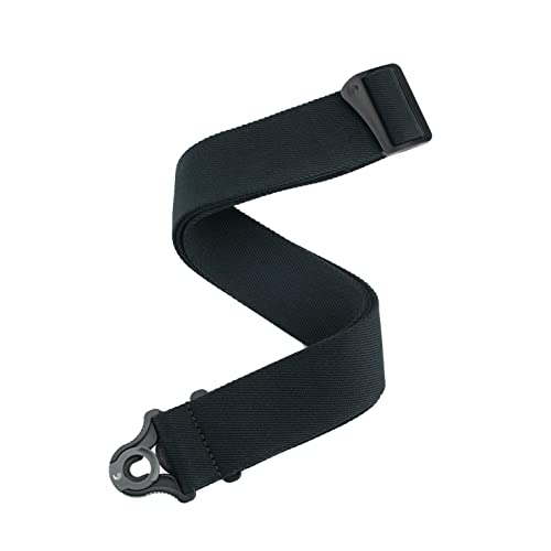 D'Addario Accessories Auto Lock Gitarrengurt - Gitarrengurt mit Verschluss - Locking Guitar Strap - Skater Schwarz, Polypro von D'Addario