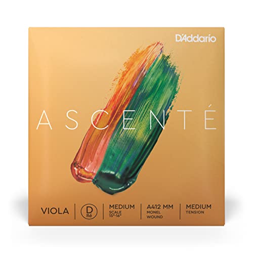 D'Addario Ascenté D-Saite für Viola, mittlere Größe, mittlere Spannung von D'Addario