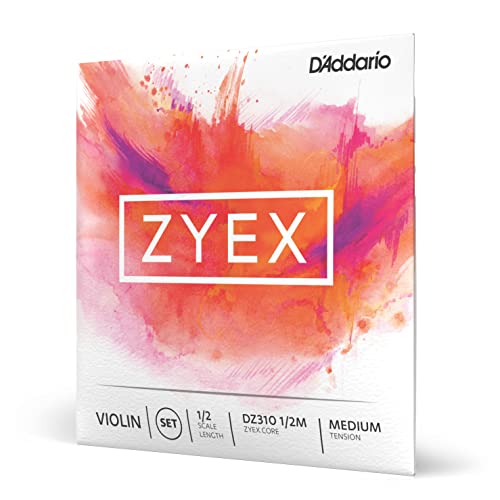 D'Addario DZ310-1/2M Zyex Violinen Saitensatz synthetische Faser 1/2 Medium von D'Addario