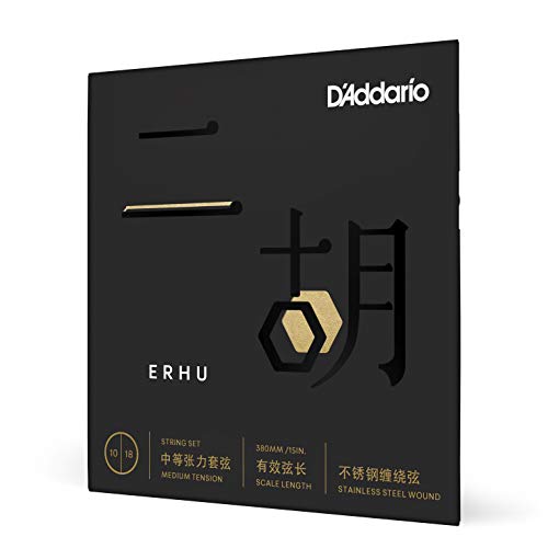 D 'Addario ERHU01 Medium Tension 10–18 Erhu Instrument Saiten D 'Addario ERHU01 Medium Tension 10–18 Erhu Instrument Saiten von D'Addario
