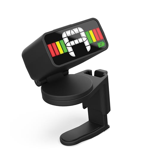 D'Addario Gitarren-Stimmgerät – Mikro-Kopfplatte wiederaufladbares Stimmgerät – Stimmgerät für Akustikgitarre, E-Gitarre, Bassgitarre – universeller Clip auf – 1 Stück D'Addario Gitarren-Stimmgerät – Mikro-Kopfplatte wiederaufladbares Stimmgerät – Stimmgerät für Akustikgitarre, E-Gitarre, Bassgitarre – universeller Clip auf – 1 Stück von D'Addario