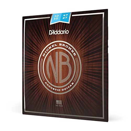 D'Addario Gitarrensaiten Akustikgitarre | Gitarrensaiten Westerngitarre | Acoustic Guitar Strings | NB1047 Saiten fur Akustikgitarre, extra leicht, Nickel/Bronze D'Addario Gitarrensaiten Akustikgitarre | Gitarrensaiten Westerngitarre | Acoustic Guitar Strings | NB1047 Saiten fur Akustikgitarre, extra leicht, Nickel/Bronze von D'Addario