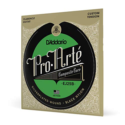 D'Addario Gitarrensaiten Konzertgitarre | Akustikgitarre | Akustik Gitarre Saiten | Classical Guitar Strings | EJ25B Saitensatz Pro-Arte Black Nylon Composite Flamenco D'Addario Gitarrensaiten Konzertgitarre | Akustikgitarre | Akustik Gitarre Saiten | Classical Guitar Strings | EJ25B Saitensatz Pro-Arte Black Nylon Composite Flamenco von D'Addario
