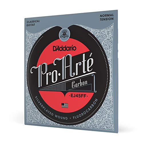 D'Addario Gitarrensaiten Konzertgitarre | Akustikgitarre | Akustik Gitarre Saiten | Classical Guitar Strings | EJ45FF Pro Arte Carbon Classical Saiten von D'Addario