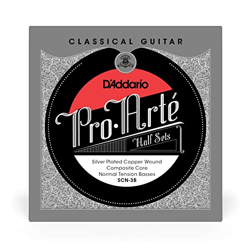 D'Addario Gitarrensaiten Konzertgitarre | Akustikgitarre | Akustik Gitarre Saiten | Classical Guitar Strings | SCN-3B Gitarrensaiten von D'Addario