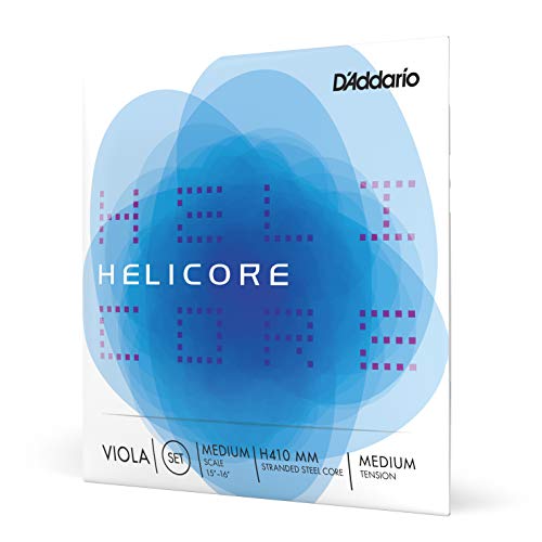 D'Addario H410-MM Helicore Viola Saitensatz mehrfach verdrillter Stahlkern Medium Medium von D'Addario