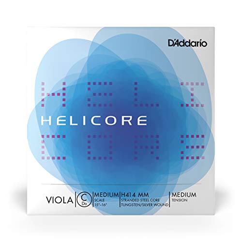 D'Addario H414-MM Helicore Viola Einzelsaite 'C' Wolfram umsponnen Medium Medium von D'Addario