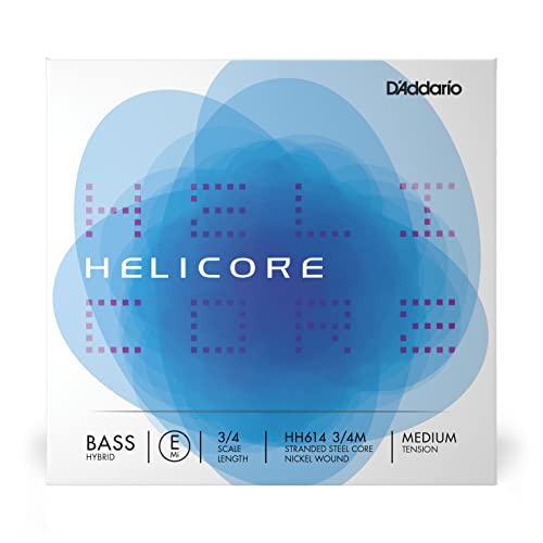 D'Addario HH614-3/4M Helicore Hybrid Einzelsaite'E' Nickel umsponnen 3/4 Medium von D'Addario