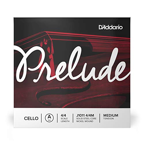 D'Addario J1011-4/4M Prelude Cello Einzelsaite 'A' Nickel umsponnen 4/4 Medium von D'Addario