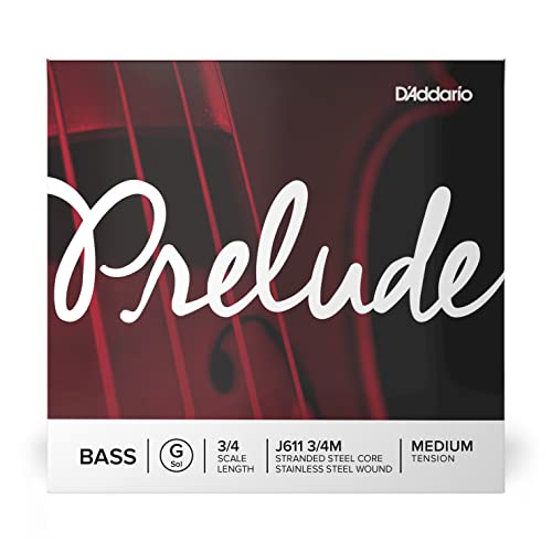D'Addario J611-3/4M Stainless Steel Prelude Kontrabass Einzelsaite'G' Kohlefaserstahl/Nickel 3/4 Medium D'Addario J611-3/4M Stainless Steel Prelude Kontrabass Einzelsaite'G' Kohlefaserstahl/Nickel 3/4 Medium von D'Addario