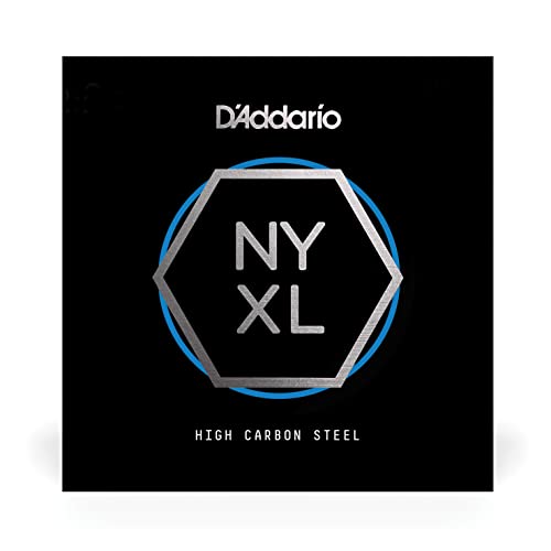 D'Addario NYS007 Einzelne Gitarrensaite aus reinem Stahl, 007 von D'Addario