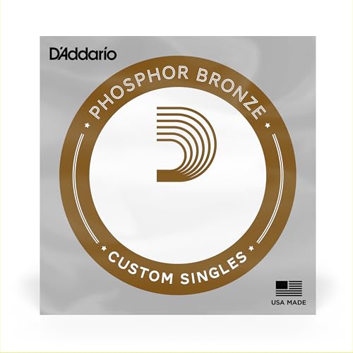 D'Addario PB017 Phosphor Bronze Round Wound Einzelsaite (.017) von D'Addario