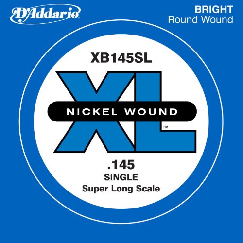 D'Addario XB145SL Einzelsaite (Größe: XL) Nickel Wound 145 Super Long Scale von D'Addario