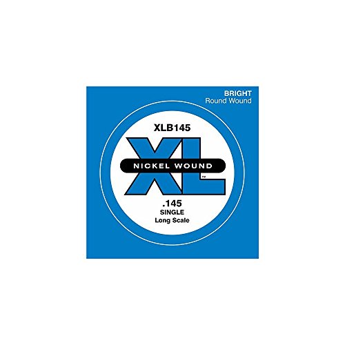 D'Addario XLB145 Einzelsaite (Größe: XL) Nickel Wound 145 Long Scale von D'Addario