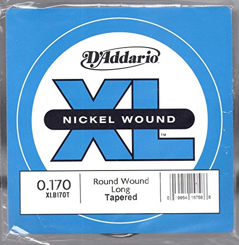 D'Addario XLB170T Nickel Wound Bass Einzelsaite, Long Scale 170, Tapered von D'Addario