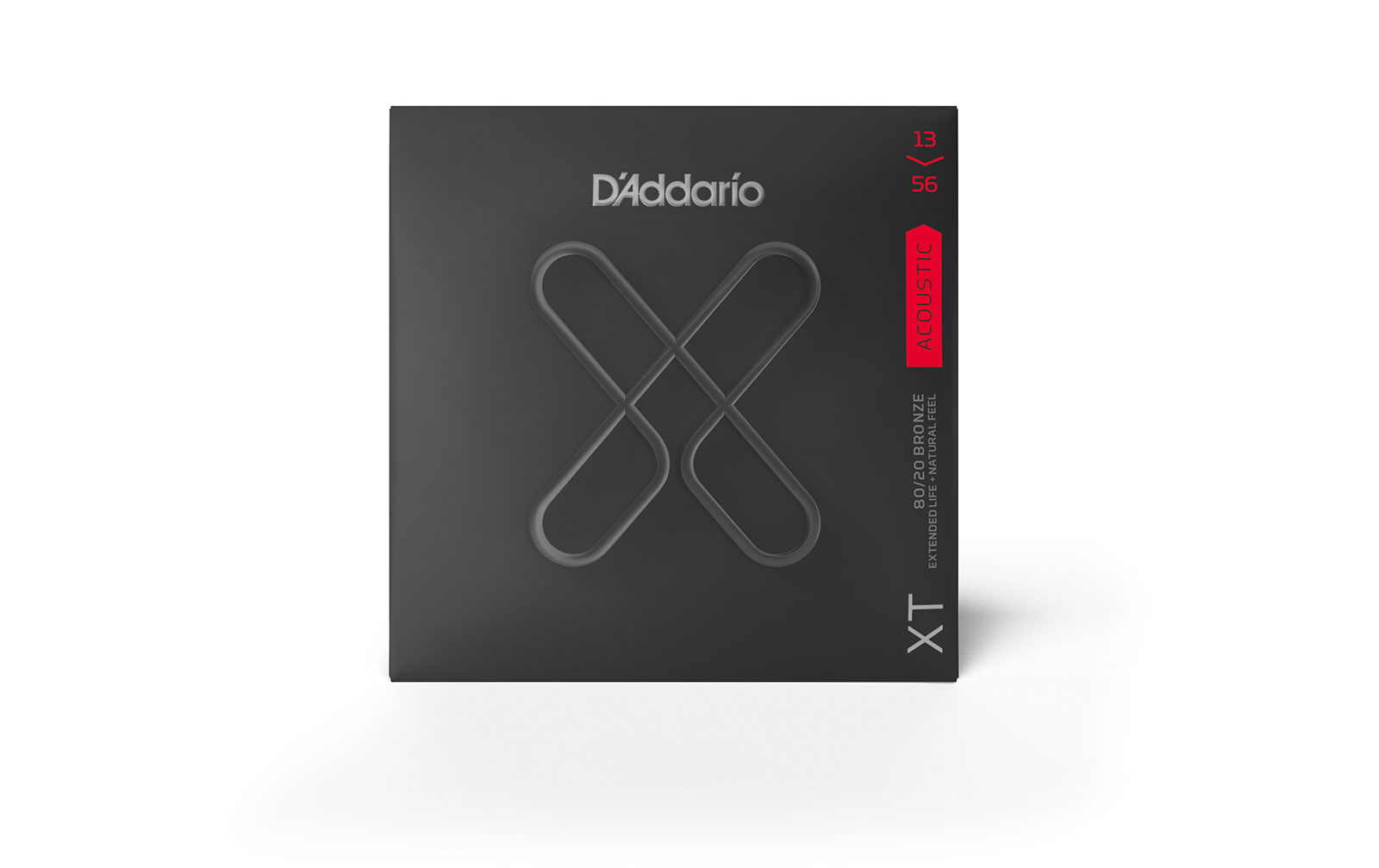 D'Addario XTABR1356, XT Acoustic 80/20 Bronze, Medium, 13-56 von D`Addario