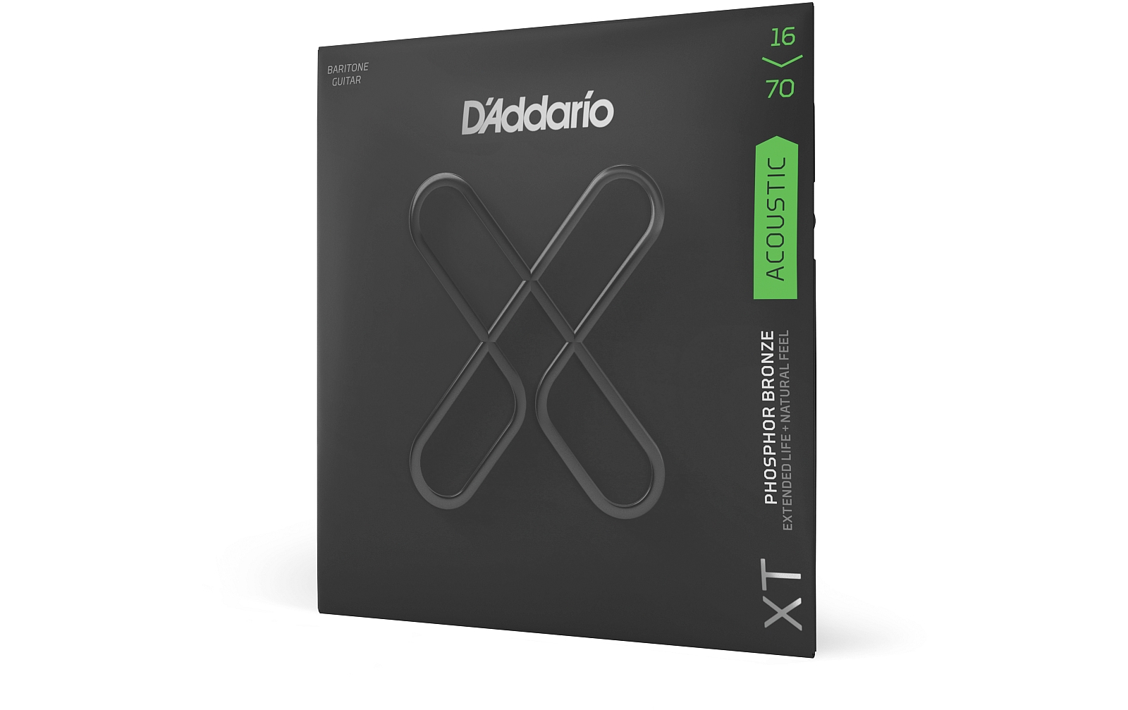 D'Addario XTAPB1670, XT Phosphorbronze-Akustiksaite, Medium, Bariton, 16-70 von D`Addario