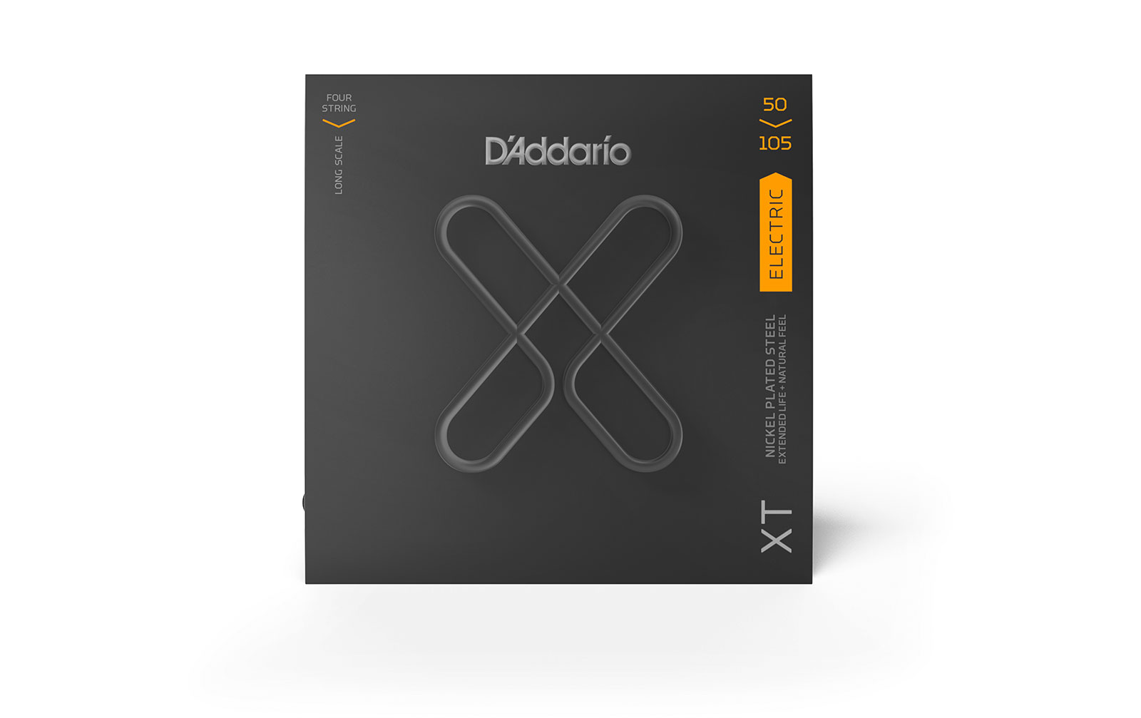 D'Addario XTB50105, XT Bass Nickel Plated Steel, Medium, Long Scale, 50-105 von D`Addario