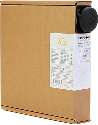 D'addario XSE1046-B25 Box mit 25 Sätzen für E-Gitarre, Regular 10-46 von D'Addario