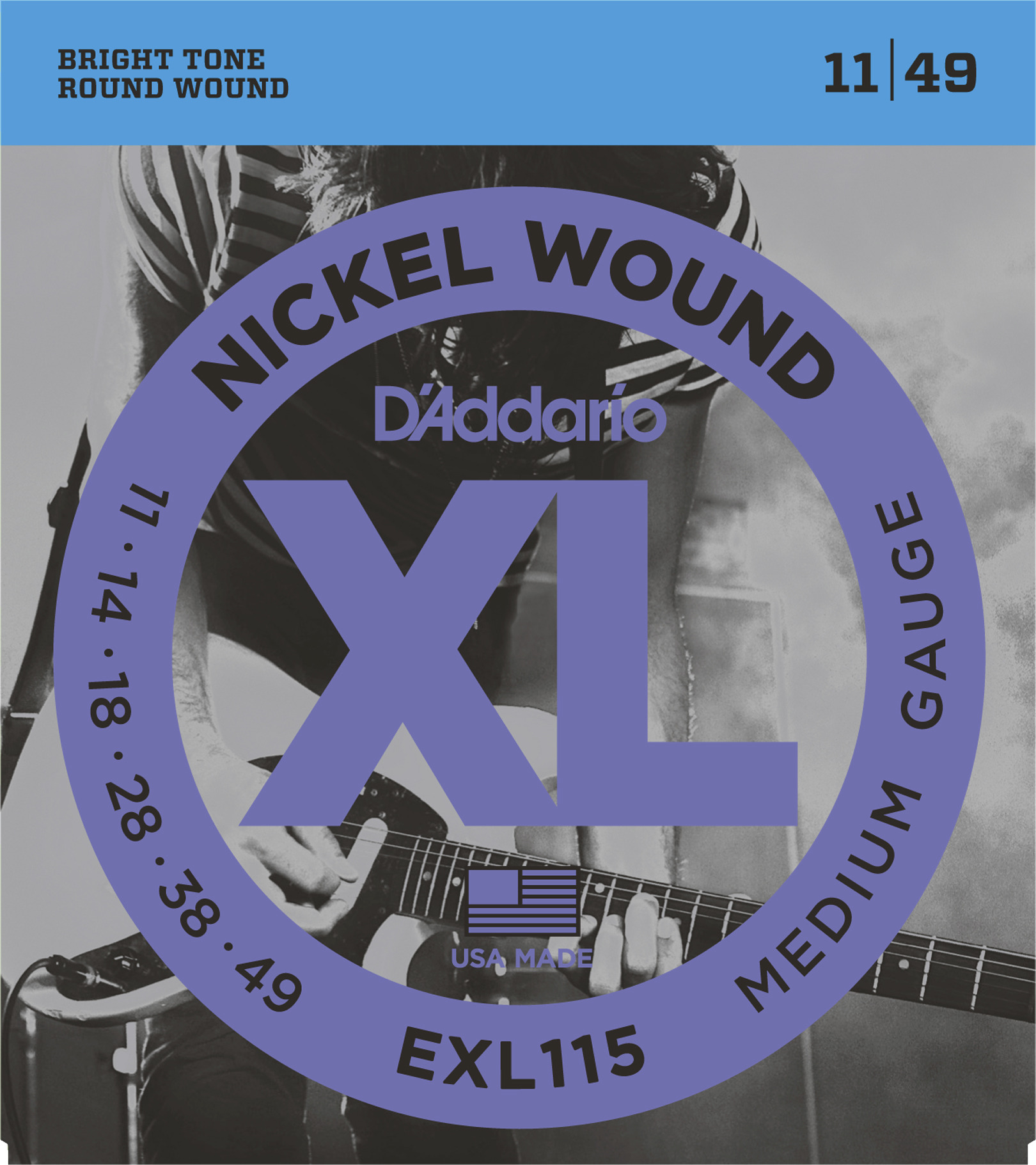 Daddario EXL115 Saitensatz für E-Gitarre 011-049 Daddario EXL115 Saitensatz für E-Gitarre 011-049 von D`Addario