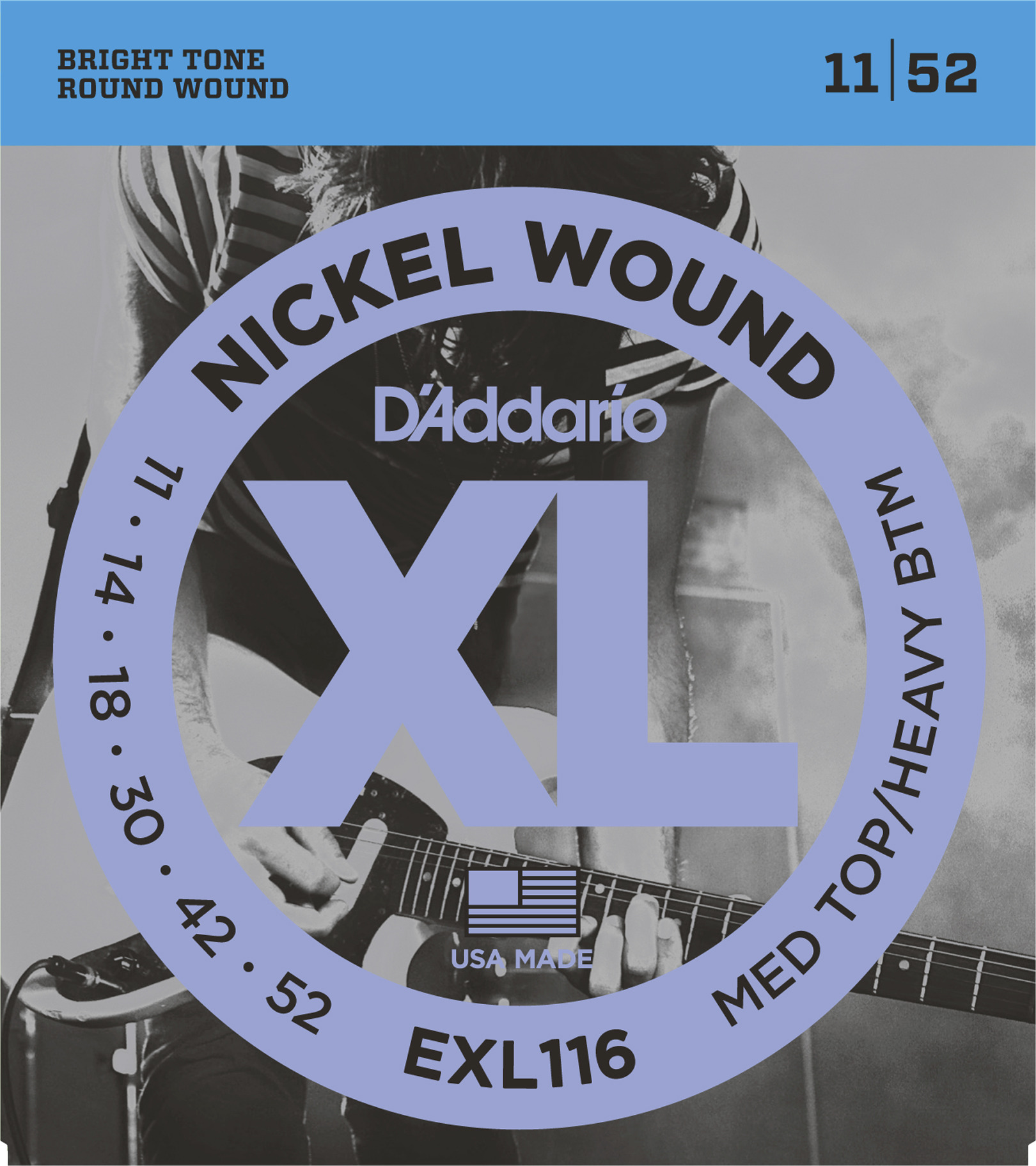 Daddario EXL116 Saitensatz für E-Gitarre 011-052 Daddario EXL116 Saitensatz für E-Gitarre 011-052 von D`Addario