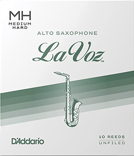 La Voz Blätter für Altsaxophon Stärke Medium-Hard (10 Stück) von D'Addario
