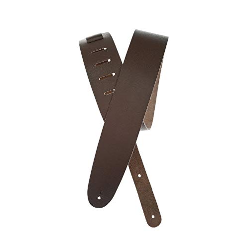 Planet Waves 25BL01 Ledergurt Classic Leather Strap Collection Basic Classic Leather Strap - Brown Länge: 1280mm Breite: 64mm von D'Addario