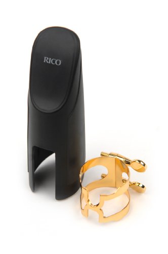 RICO H-Blattschraube und Kapsel für Baritonsaxophon, vergoldet von D'Addario