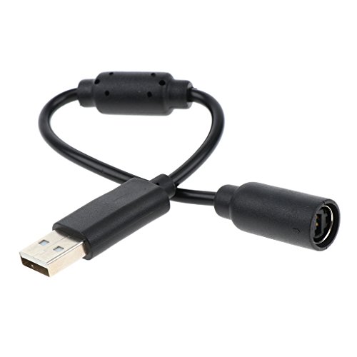 D DOLITY 25cm Wired Gamepad Controller USB Adapter Konverter Kabel Breakaway Kabel für Xbox 360 - Schwarz von D DOLITY