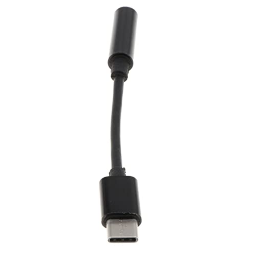 D DOLITY USB-C auf Klinke Aux Kabel Lautsprecherkabel Kopfhörerkabel für Typ C Geräte - Schwarz von D DOLITY