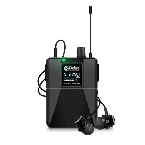 D Debra Bodypack mit Ohrhörer Nur geeignet für ST-102 Wireless in Ear Monitor System, kann Nicht allein verwendet Werden von D Debra