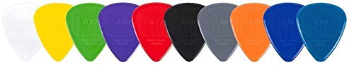 D-Grip Plektrum/Pick, 351 Form, 0,73 mm, rot, 12 Stück von D-Grip