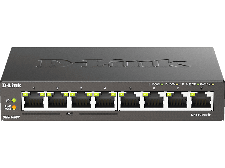 D-LINK DGS-1008P/E Desktop Switch 8 D-LINK DGS-1008P/E Desktop Switch 8 von D-LINK