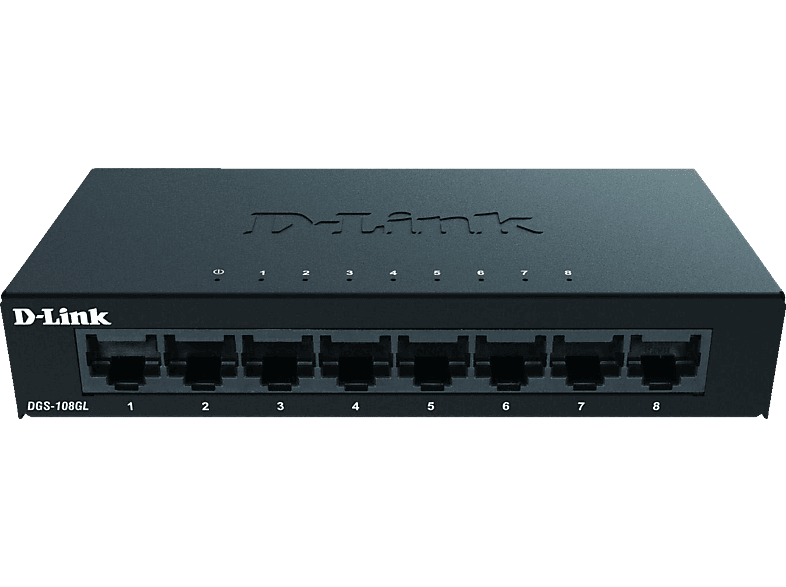 D-LINK DGS-108GL/E Desktop Switch 8 von D-LINK