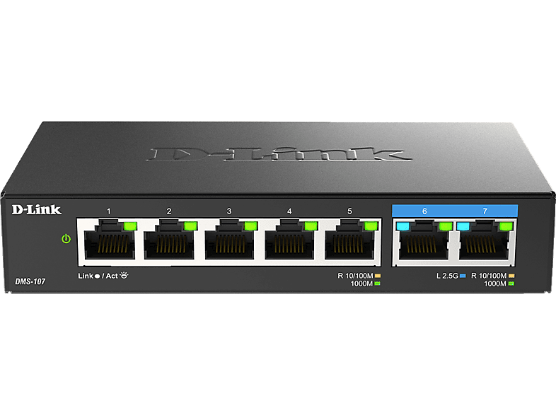 D-LINK DMS-107 7-Port Multi-Gigabit Unmanaged Desktop Switch 7 von D-LINK