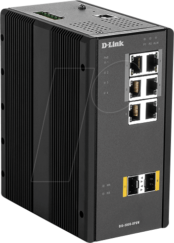 D-LINK 300G8PSW - Switch, 6-Port, Gigabit Ethernet, 4x PoE, 2x SFP von D-Link