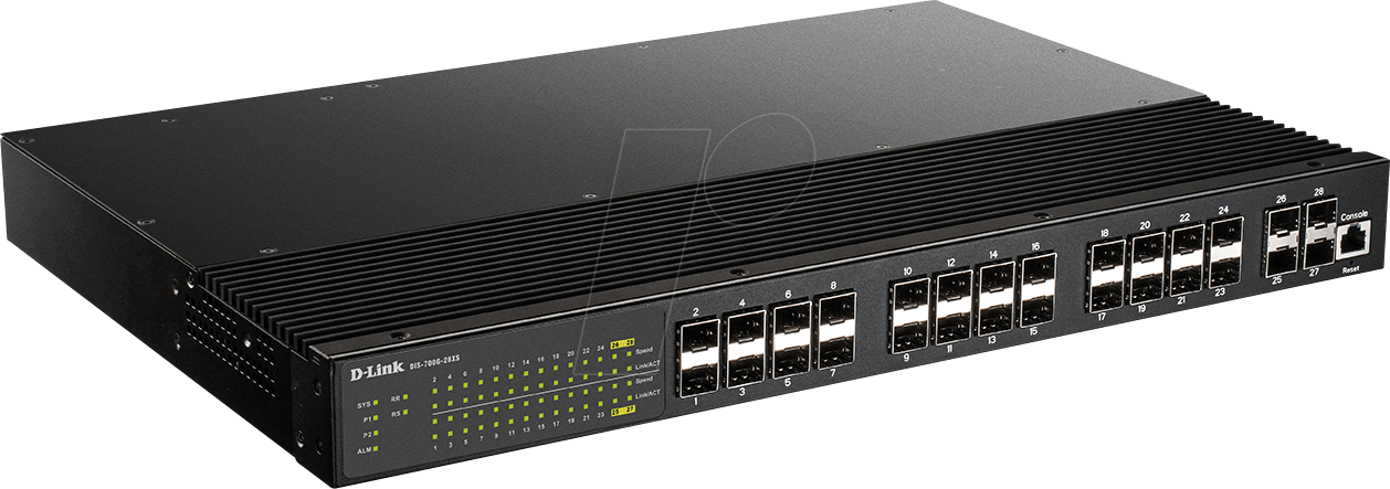 D-LINK 700G28XS - Switch, Gigabit Ethernet, 24x SFP, 4x 10G SFP von D-Link