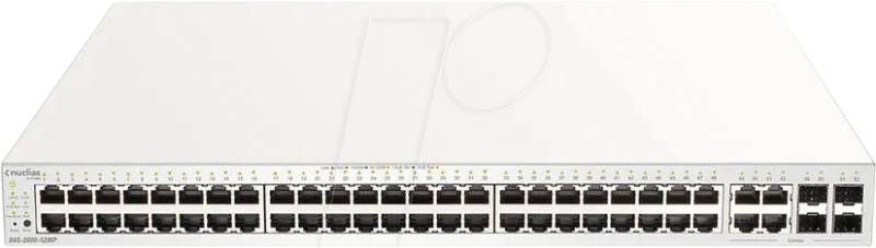 D-LINK B200052MP - Switch, 52-Port, Gigabit Ethernet, PoE+, RJ45/SFP von D-Link