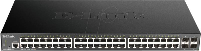 D-LINK DG12552XE - Switch, 52-Port, Gigabit Ethernet, 4x SFP+ von D-Link