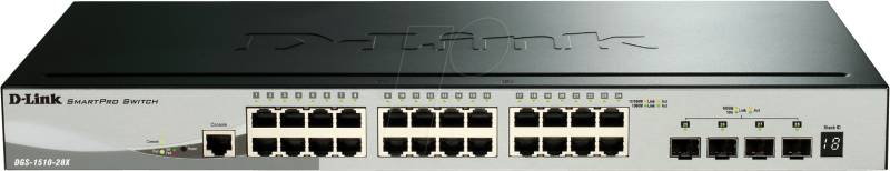 D-LINK DG15128XE - Switch, 28-Port, Gigabit Ethernet, 4x SFP+ von D-Link