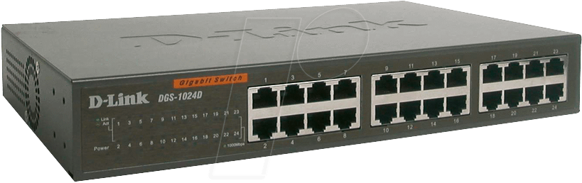 D-LINK DGS-1024D - Switch, 24-Port, Gigabit Ethernet von D-Link