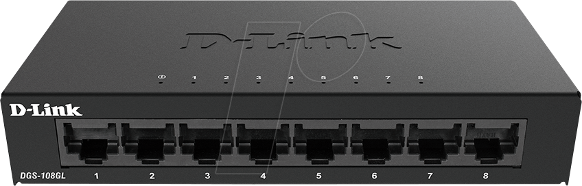 D-LINK DGS-108GL - Switch, 8-Port, Gigabit Ethernet von D-Link