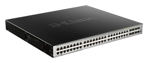 D-LINK DGS-3630-52PC/SI 52-Port Gigabit PoE Stack Switch schwarz von D-Link