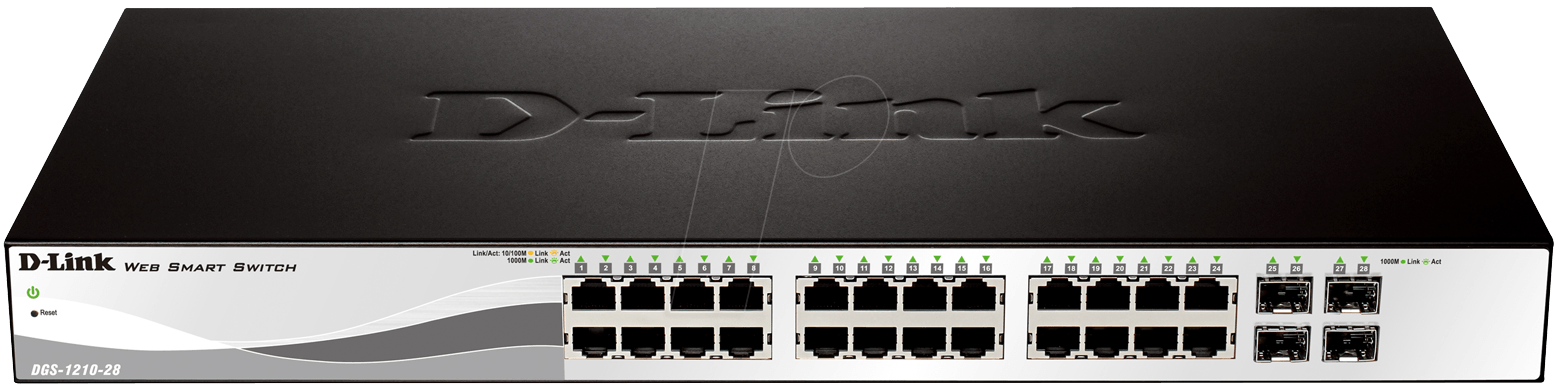 D-LINK DGS12128E - Switch, 28-Port, Gigabit Ethernet von D-Link