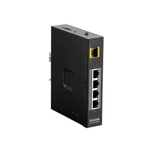 D-LINK DIS-100G-5PSW 5 Port unmanaged Industrie Switch with 4 x 10/100/1000BaseTX ports 4 PoE & 1 x 100/1000BaseSFP ports von D-Link