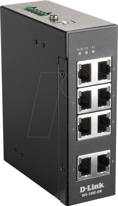 D-LINK DIS100E8W - Switch, 8-Port, FastEthernet von D-Link